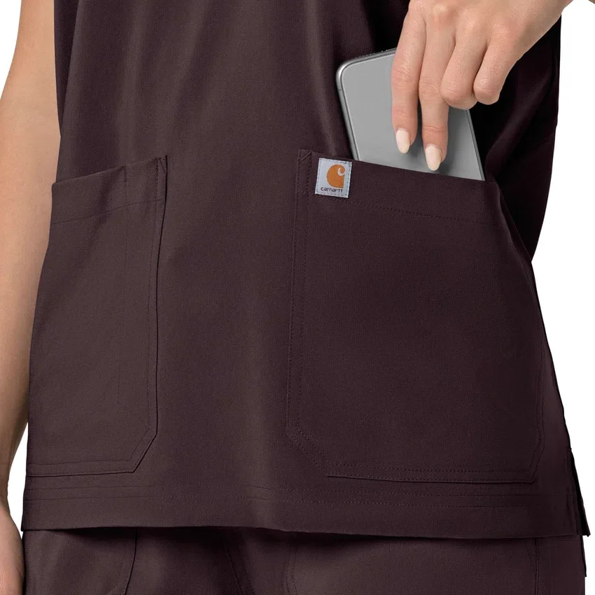 Force Cross-Flex Oversized-Obershirt mit V-Ausschnitt für Damen