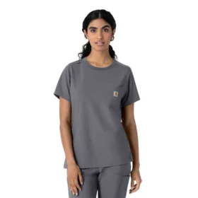 Force Cross-Flex Scrub-Oberteil für Damen mit Rundhalsausschnitt
