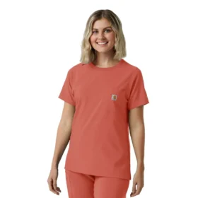 Force Cross-Flex Scrub-Oberteil für Damen mit Rundhalsausschnitt