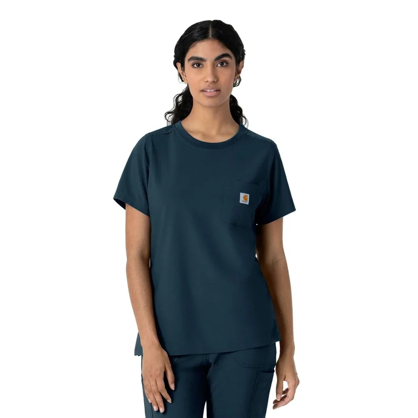 Force Cross-Flex Scrub-Oberteil für Damen mit Rundhalsausschnitt