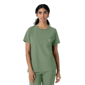 Force Cross-Flex Scrub-Oberteil für Damen mit Rundhalsausschnitt