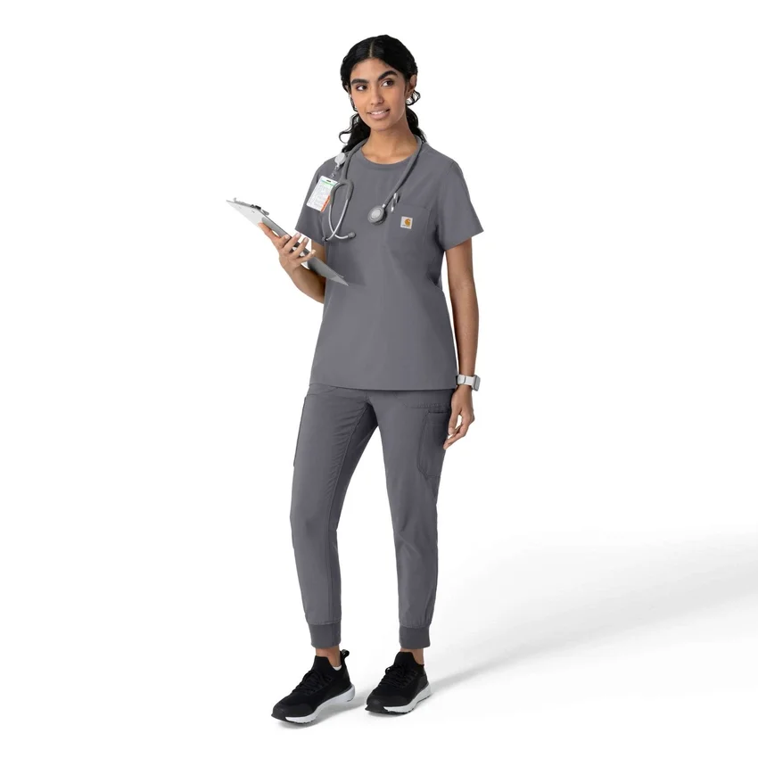 Force Cross-Flex Scrub-Oberteil für Damen mit Rundhalsausschnitt