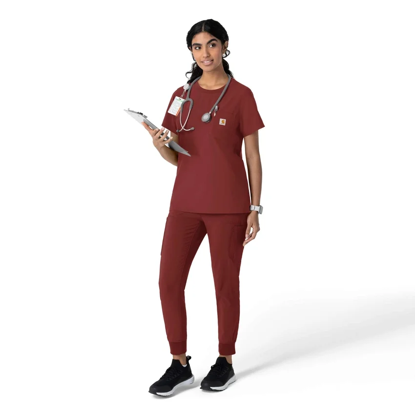 Force Cross-Flex Scrub-Oberteil für Damen mit Rundhalsausschnitt
