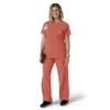 Force Cross-Flex Scrub-Oberteil für Damen mit Rundhalsausschnitt