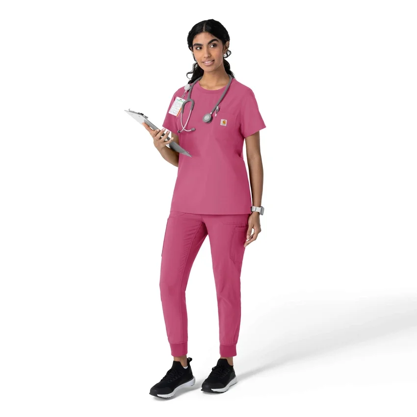 Force Cross-Flex Scrub-Oberteil für Damen mit Rundhalsausschnitt