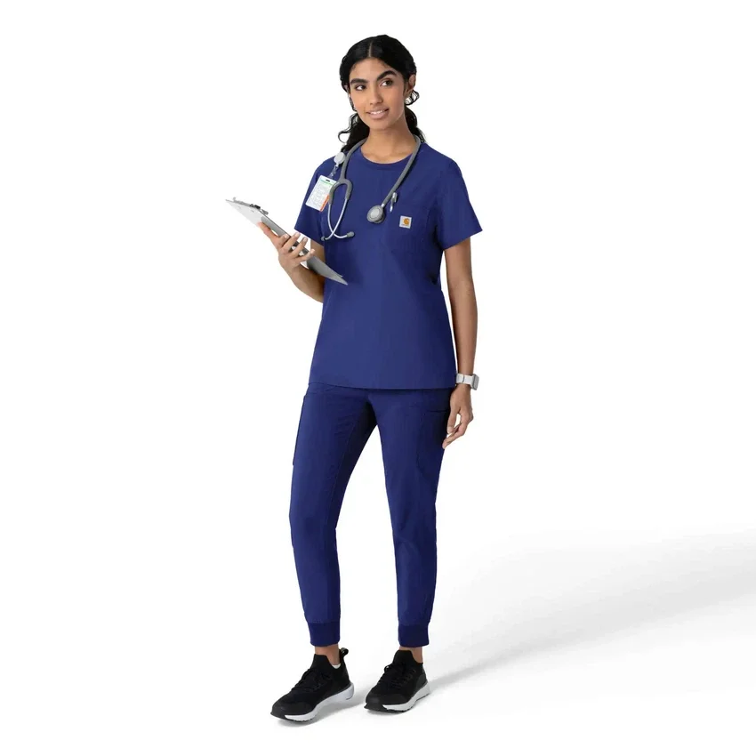 Force Cross-Flex Scrub-Oberteil für Damen mit Rundhalsausschnitt