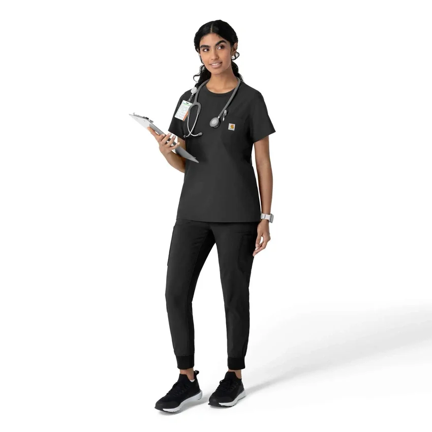 Force Cross-Flex Scrub-Oberteil für Damen mit Rundhalsausschnitt