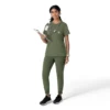 Force Cross-Flex Scrub-Oberteil für Damen mit Rundhalsausschnitt