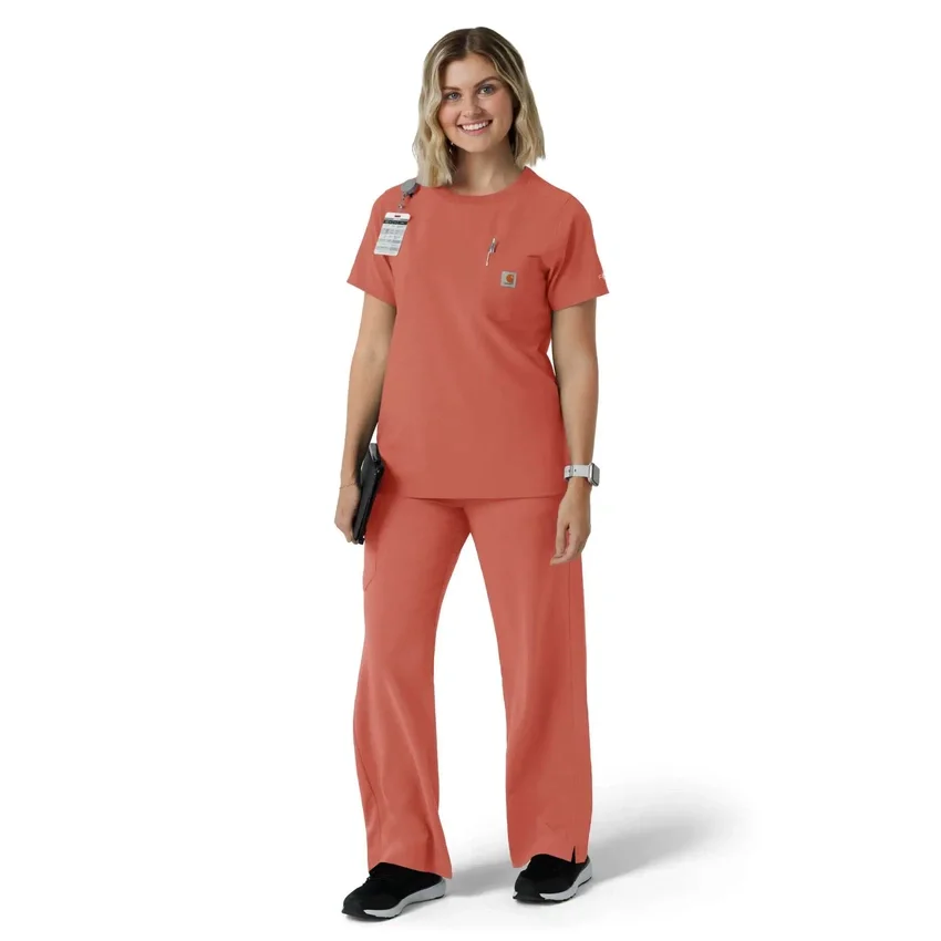 Force Cross-Flex Scrub-Oberteil für Damen mit Rundhalsausschnitt