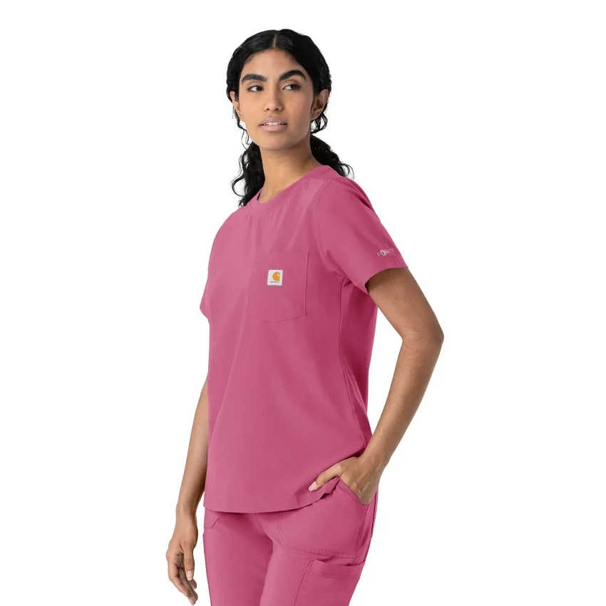 Force Cross-Flex Scrub-Oberteil für Damen mit Rundhalsausschnitt