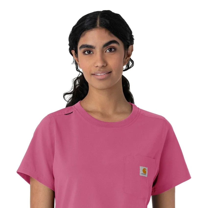 Force Cross-Flex Scrub-Oberteil für Damen mit Rundhalsausschnitt