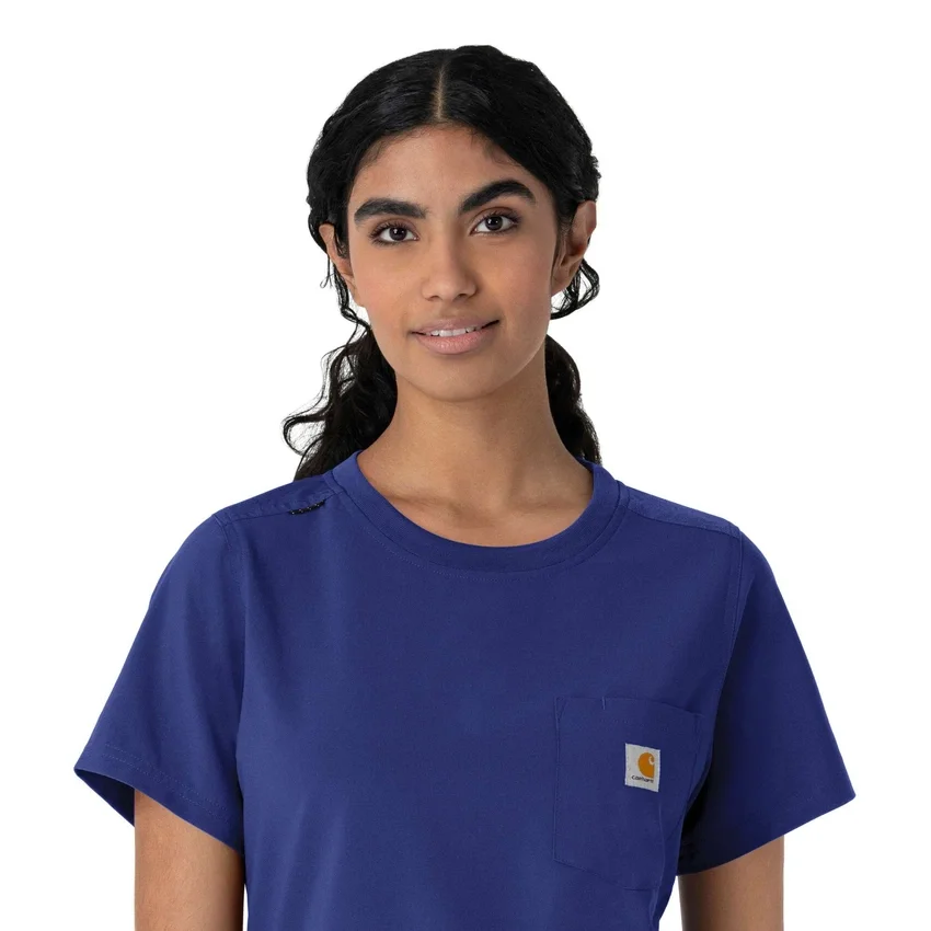 Force Cross-Flex Scrub-Oberteil für Damen mit Rundhalsausschnitt