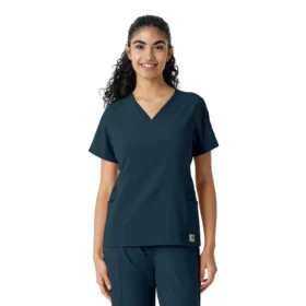 Force Cross-Flex-Strick-Panel-Scrub-Oberteil für Damen