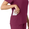 Force Cross-Flex-Strick-Panel-Scrub-Oberteil für Damen