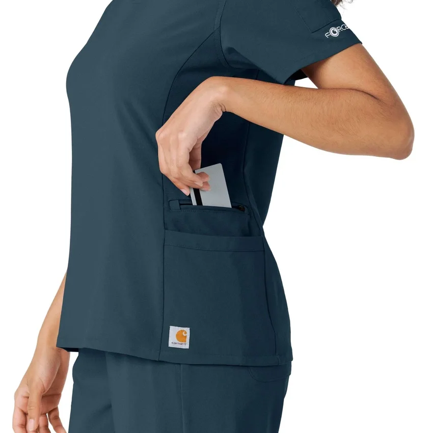 Force Cross-Flex-Strick-Panel-Scrub-Oberteil für Damen