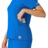 Force Cross-Flex-Strick-Panel-Scrub-Oberteil für Damen