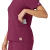 Force Cross-Flex-Strick-Panel-Scrub-Oberteil für Damen