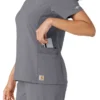 Force Cross-Flex-Strick-Panel-Scrub-Oberteil für Damen