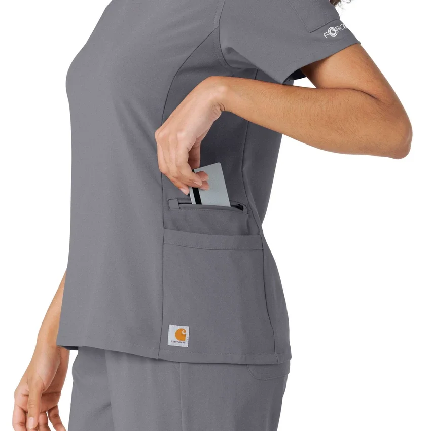 Force Cross-Flex-Strick-Panel-Scrub-Oberteil für Damen