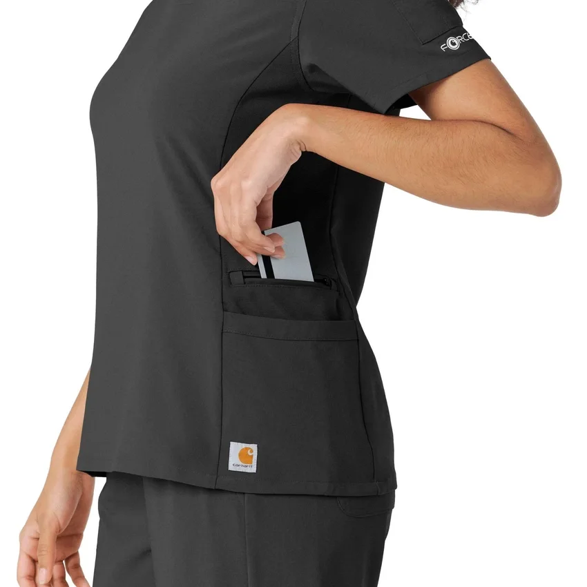 Force Cross-Flex-Strick-Panel-Scrub-Oberteil für Damen