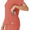 Force Cross-Flex-Strick-Panel-Scrub-Oberteil für Damen