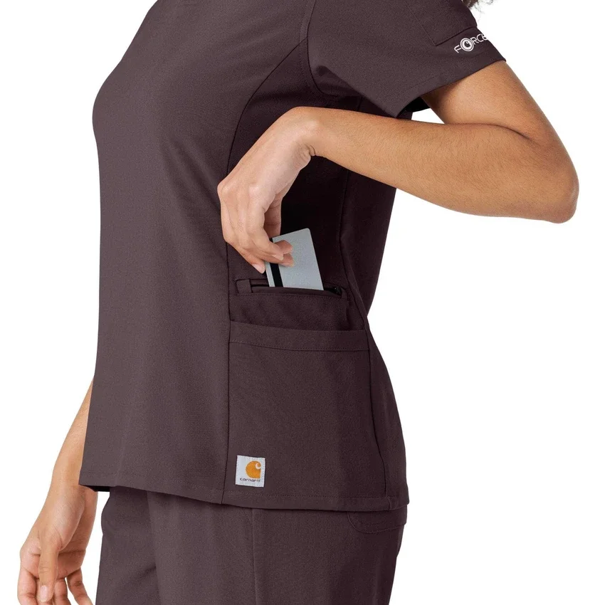 Force Cross-Flex-Strick-Panel-Scrub-Oberteil für Damen