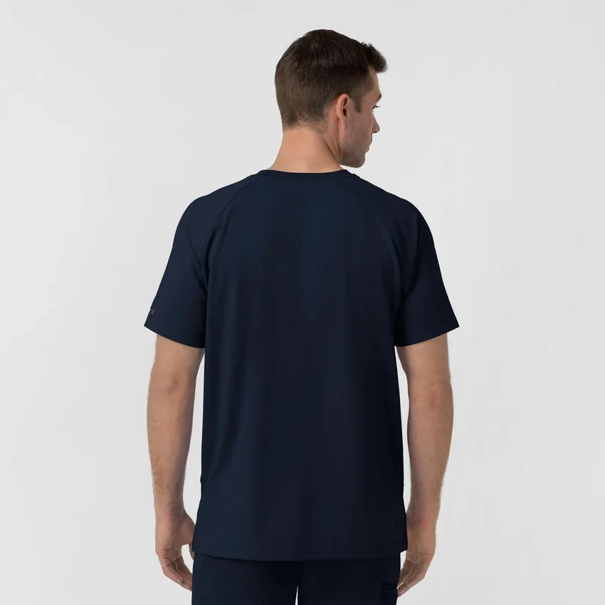 Force Cross-Flex Strick-Scrub-Oberteil mit Rundhalsausschnitt