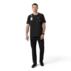 Force Cross-Flex Strick-Scrub-Oberteil mit Rundhalsausschnitt