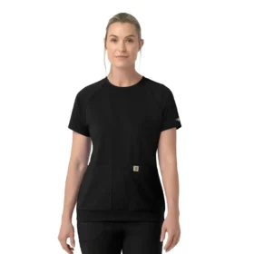 Force Cross-Flex Strick-Scrub-Oberteil mit Rundhalsausschnitt für Damen