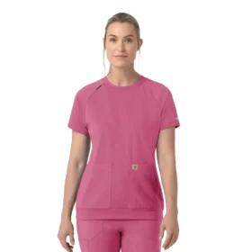 Force Cross-Flex Strick-Scrub-Oberteil mit Rundhalsausschnitt für Damen