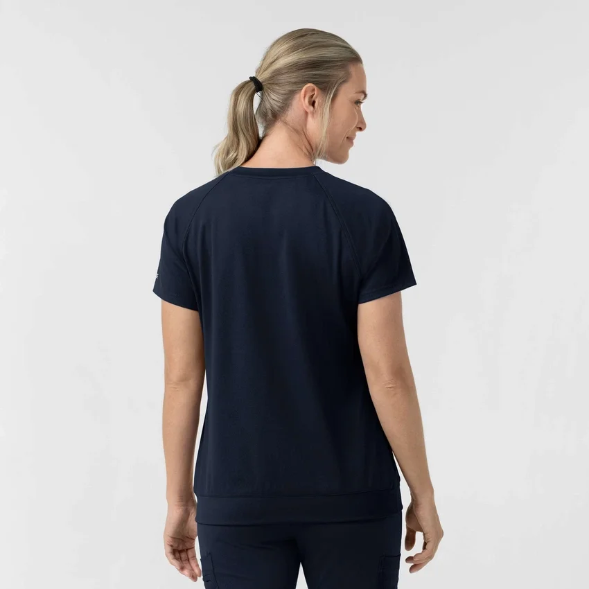 Force Cross-Flex Strick-Scrub-Oberteil mit Rundhalsausschnitt für Damen