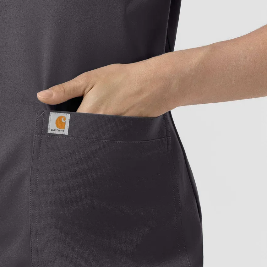 Force Cross-Flex Strick-Scrub-Oberteil mit Rundhalsausschnitt für Damen