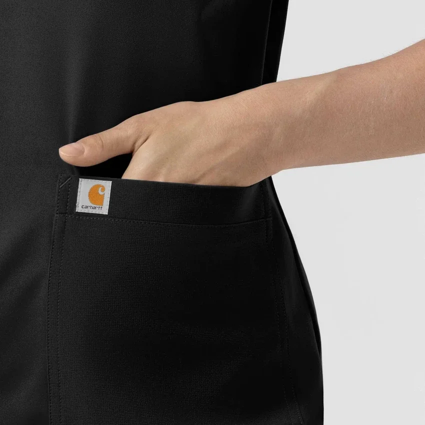 Force Cross-Flex Strick-Scrub-Oberteil mit Rundhalsausschnitt für Damen