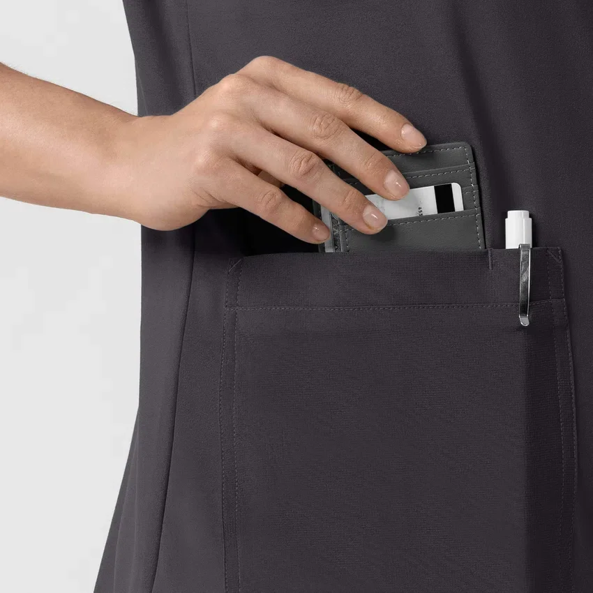 Force Cross-Flex Strick-Scrub-Oberteil mit Rundhalsausschnitt für Damen