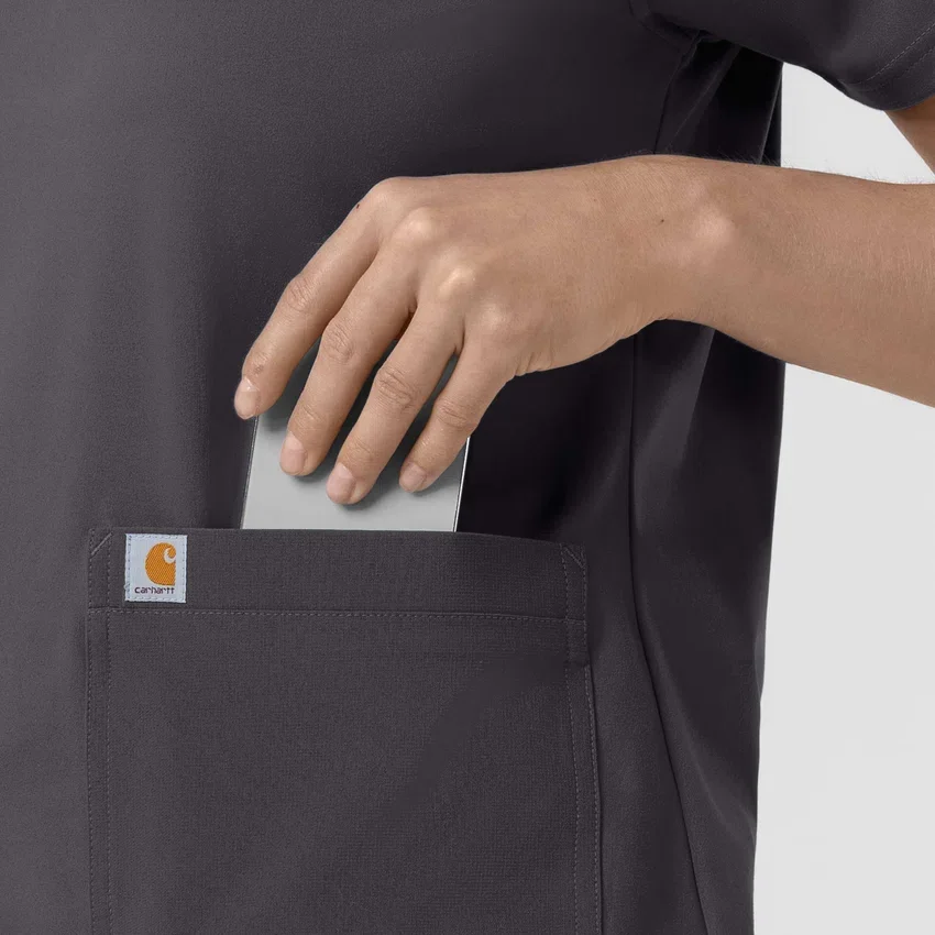 Force Cross-Flex Strick-Scrub-Oberteil mit Rundhalsausschnitt für Damen