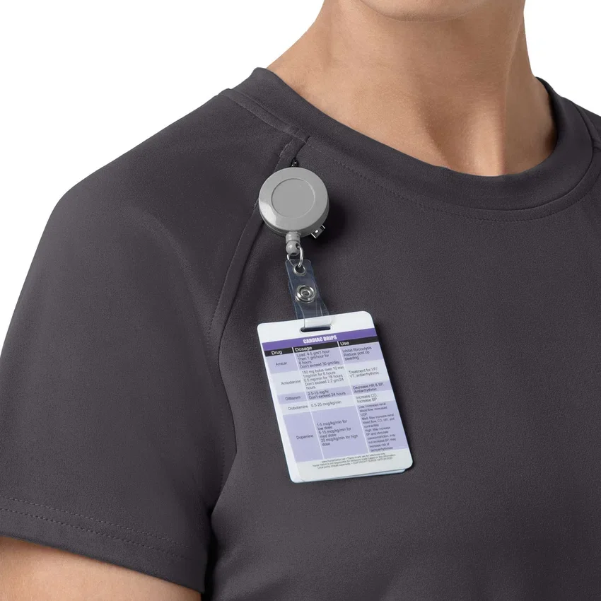 Force Cross-Flex Strick-Scrub-Oberteil mit Rundhalsausschnitt für Damen