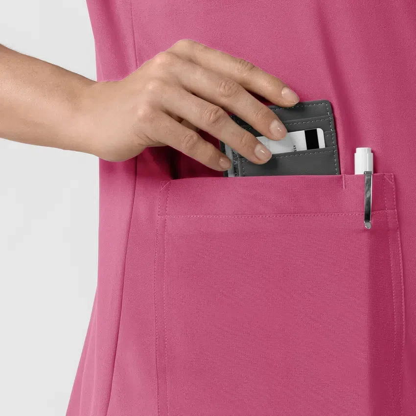 Force Cross-Flex Strick-Scrub-Oberteil mit Rundhalsausschnitt für Damen