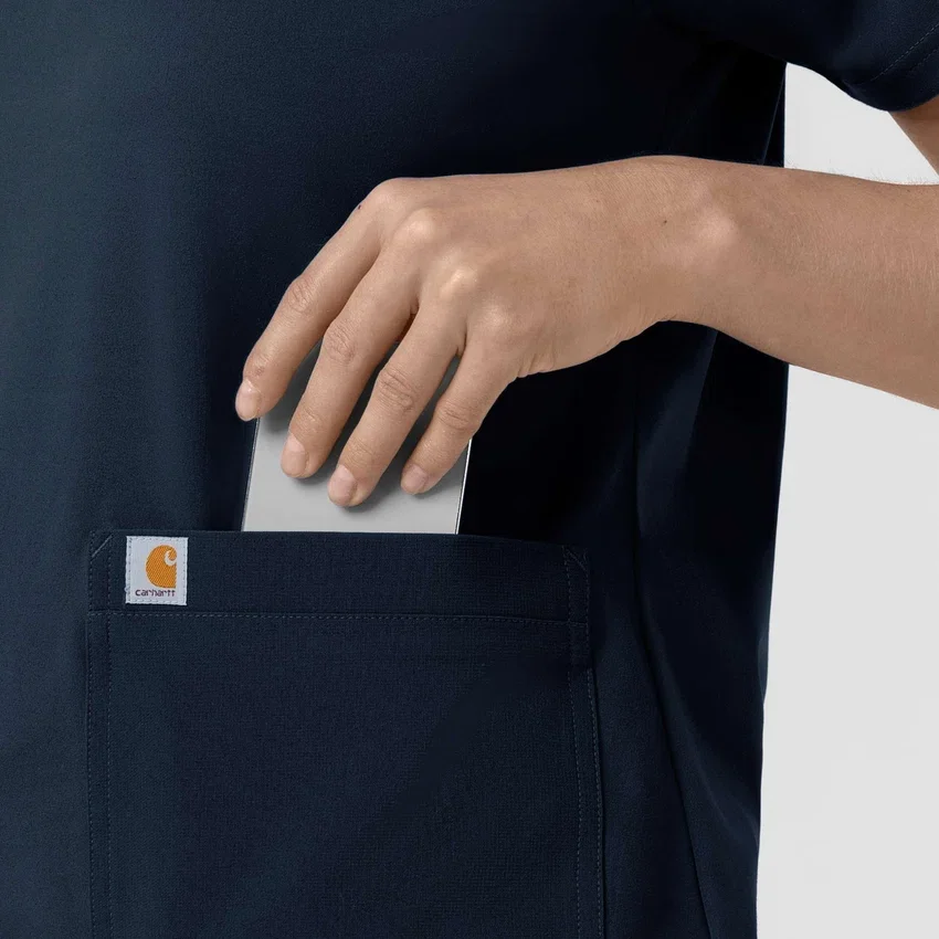 Force Cross-Flex Strick-Scrub-Oberteil mit Rundhalsausschnitt für Damen