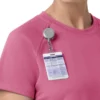 Force Cross-Flex Strick-Scrub-Oberteil mit Rundhalsausschnitt für Damen