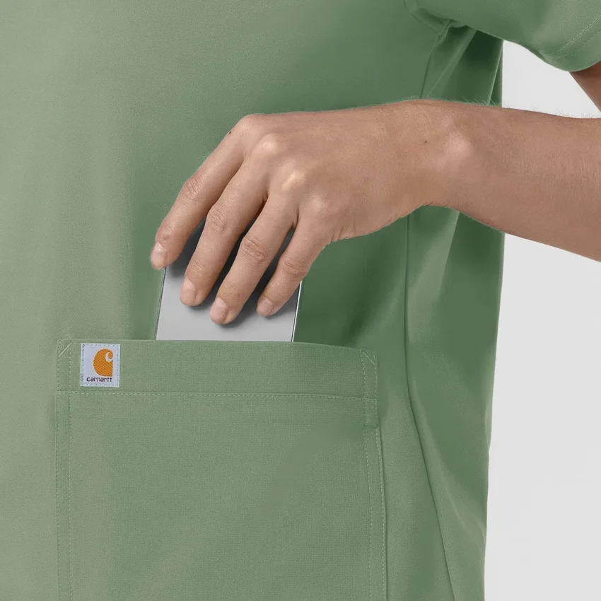 Force Cross-Flex Strick-Scrub-Oberteil mit Rundhalsausschnitt für Damen
