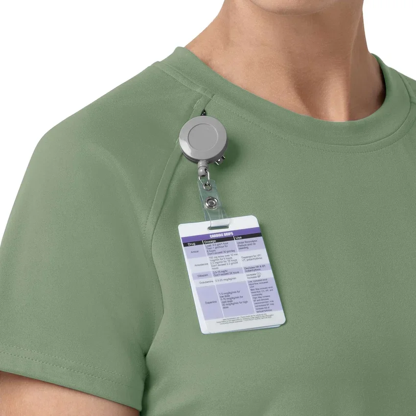 Force Cross-Flex Strick-Scrub-Oberteil mit Rundhalsausschnitt für Damen