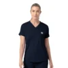Force Cross-Flex Strick-Scrub-Oberteil mit V-Ausschnitt für Damen