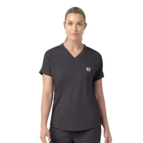 Force Cross-Flex Strick-Scrub-Oberteil mit V-Ausschnitt für Damen