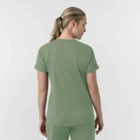 Force Cross-Flex Strick-Scrub-Oberteil mit V-Ausschnitt für Damen