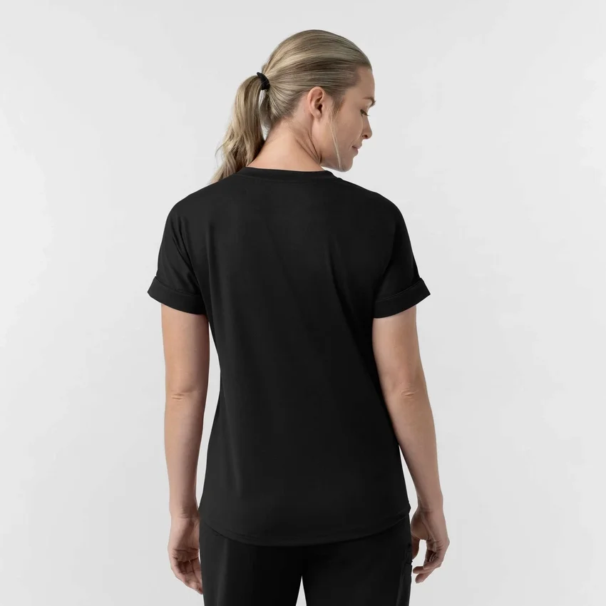 Force Cross-Flex Strick-Scrub-Oberteil mit V-Ausschnitt für Damen