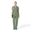 Force Cross-Flex Strick-Scrub-Oberteil mit V-Ausschnitt für Damen