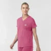 Force Cross-Flex Strick-Scrub-Oberteil mit V-Ausschnitt für Damen