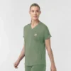Force Cross-Flex Strick-Scrub-Oberteil mit V-Ausschnitt für Damen