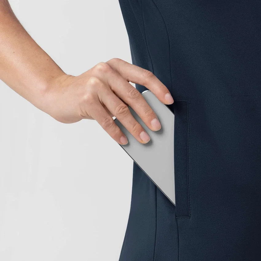 Force Cross-Flex Strick-Scrub-Oberteil mit V-Ausschnitt für Damen