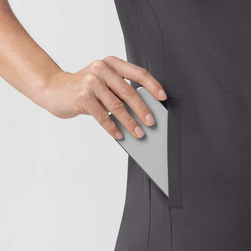 Force Cross-Flex Strick-Scrub-Oberteil mit V-Ausschnitt für Damen